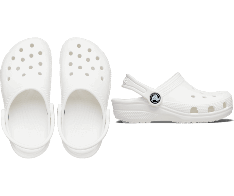 Crocs Classic Clog Für Kleinkinder, Weiß