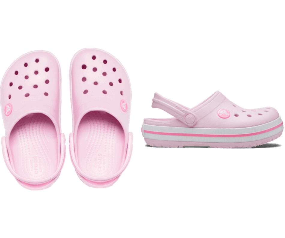 Crocs Crocband Clog Ballerina Für Kinder Rosa