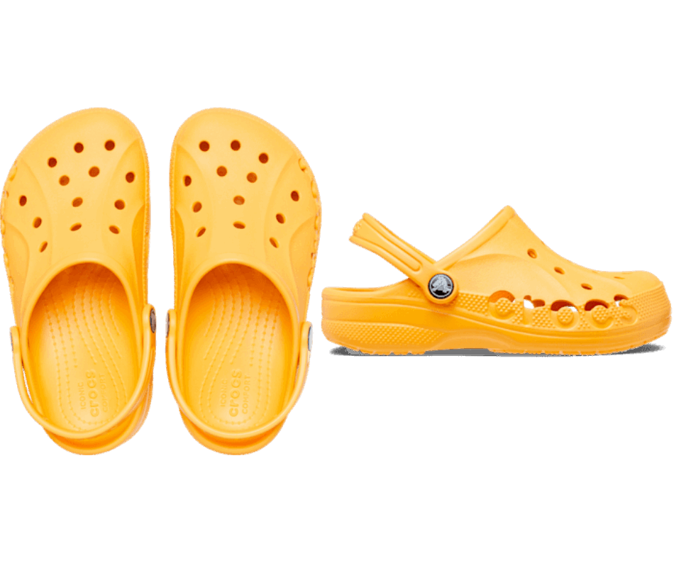Crocs Baya Clog Orange Sorbet Für Kleinkinder