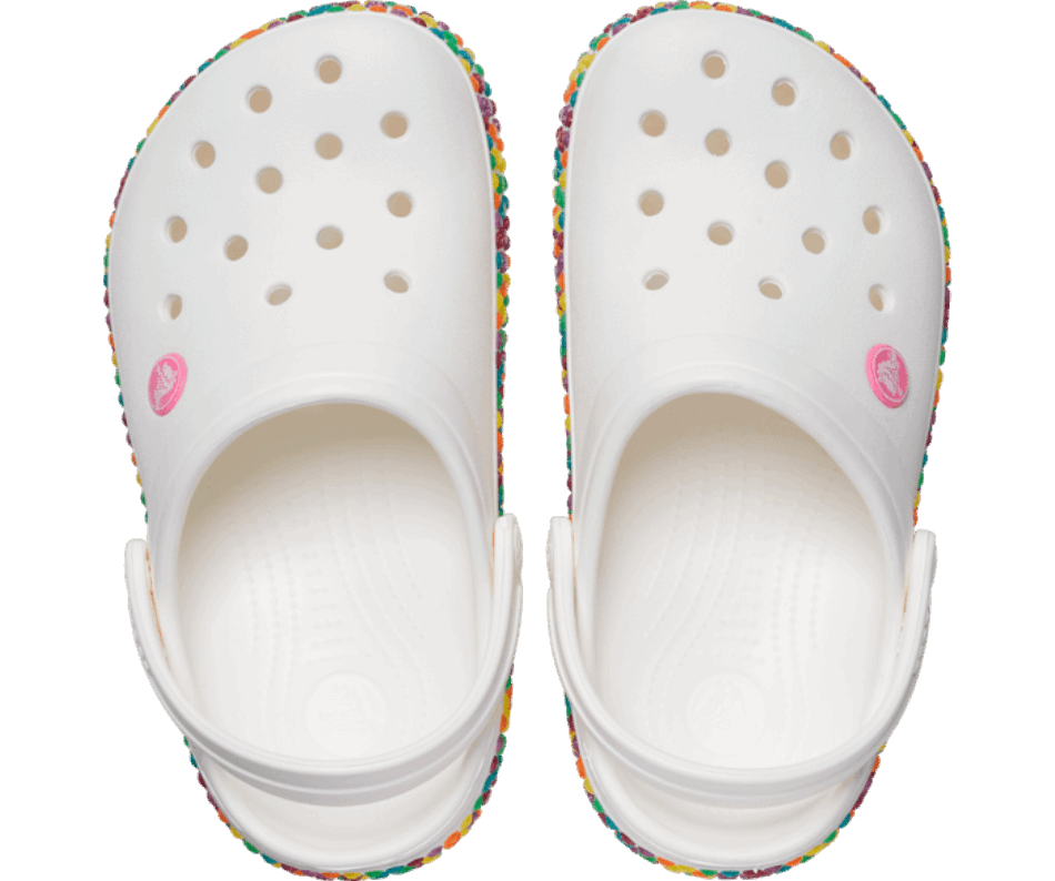Crocs Crocband Gem Band Clogs Für Kinder Weiß