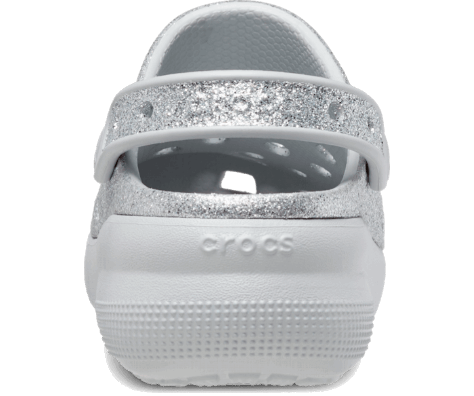 Crocs Classic Damen-Clogs Mit Glitzer Und Glitzer Für Kinder, Schimmernd